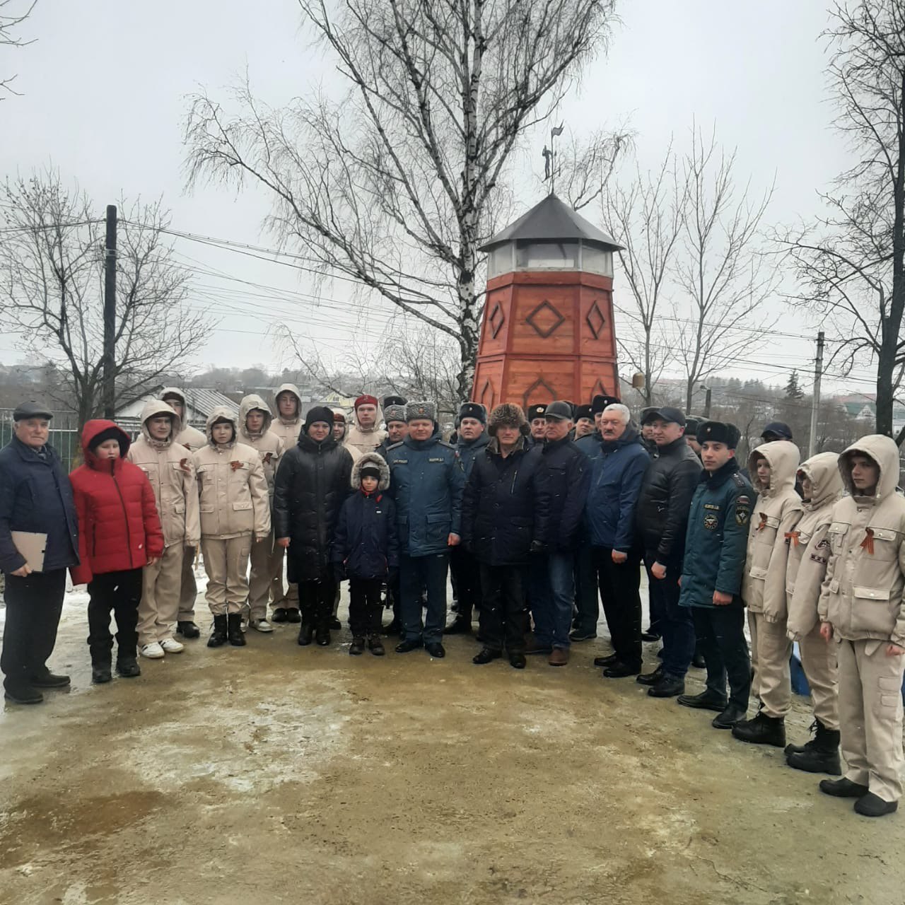 В Мокшане открылся памятник «Пожарная каланча» | РИА Пензенской области